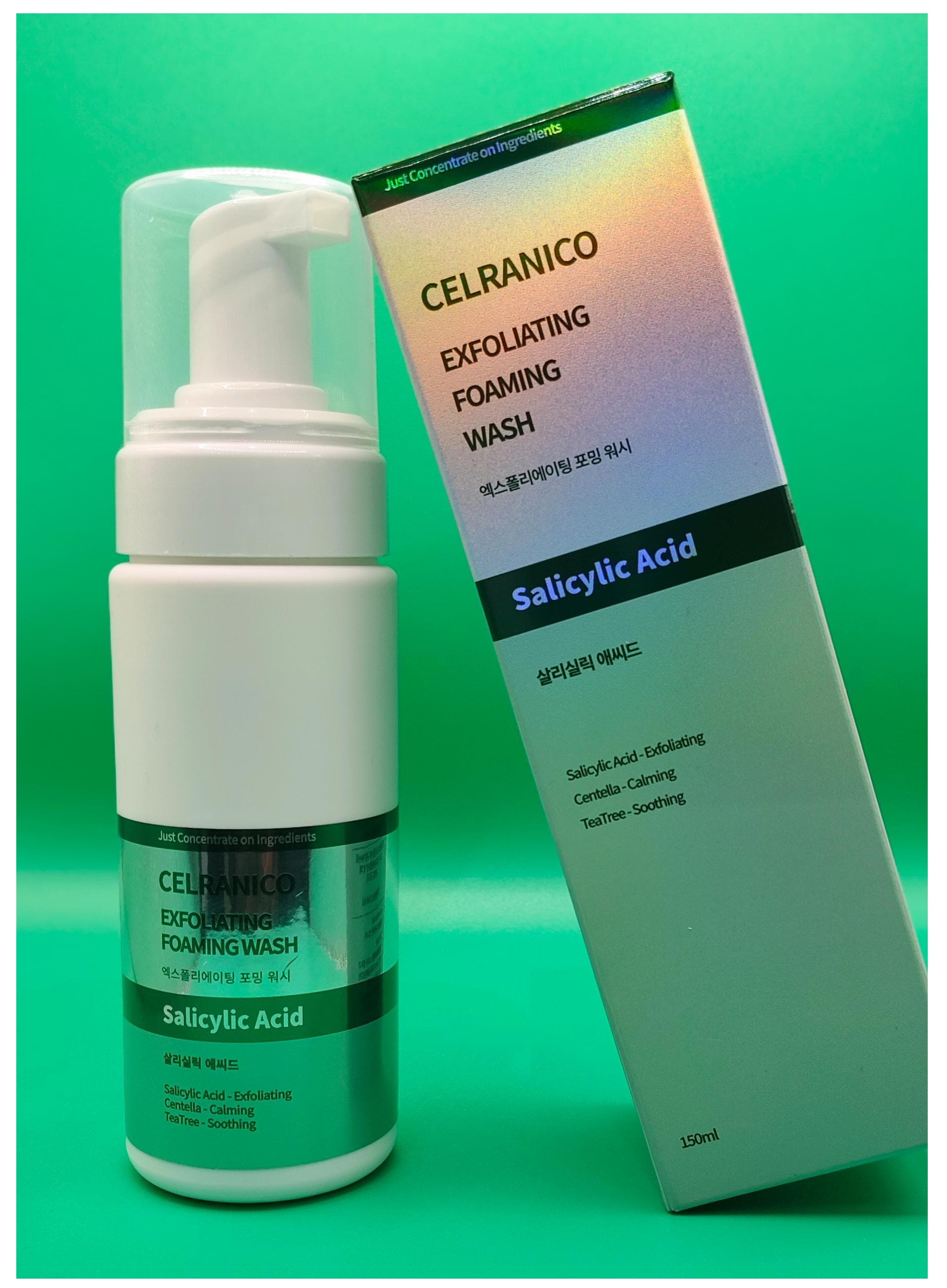 CELRANICO Salicylic Acid Exfoliating Foaming Wash 150ml
