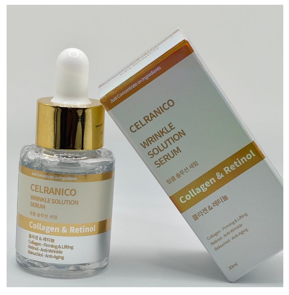 CELRANICO Wrinkle Solution Serum Collagen & retinol 30ml