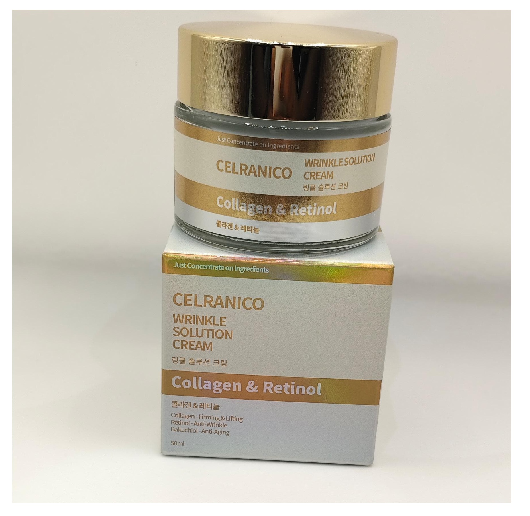 CELRANICO Wrinkle Solution Cream collagen & retinol 50ml
